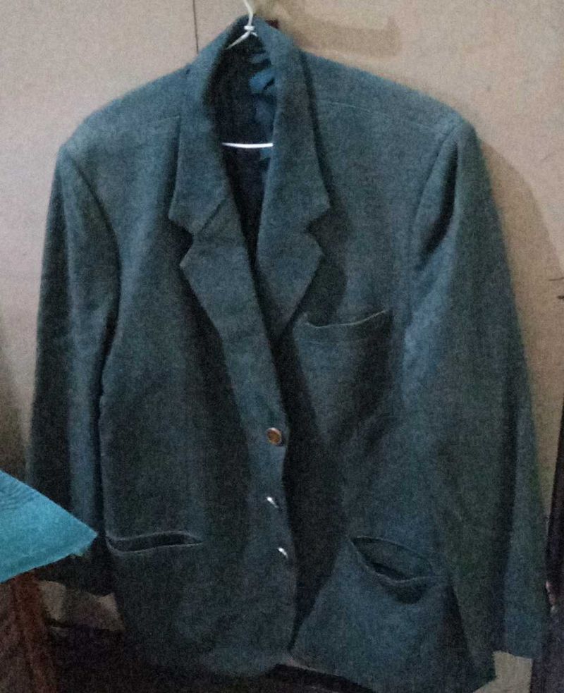 Vintage Dark Green Blazer