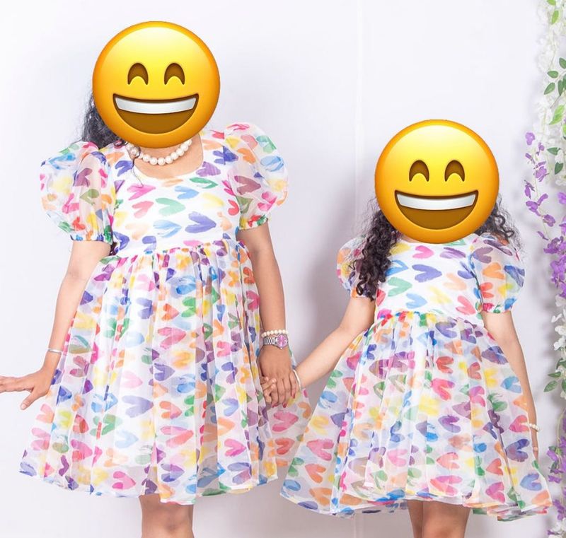 Mother daughter Combo Dress