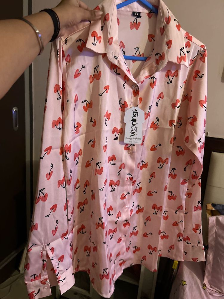 Cherry Print Blouse