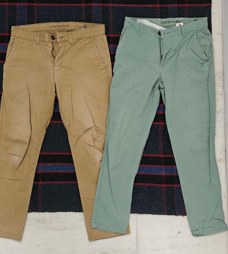 Combo of Men's Chinos Pants - Casual Style
