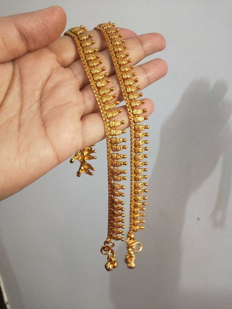 Gold Plated Tarnish Free Anklets