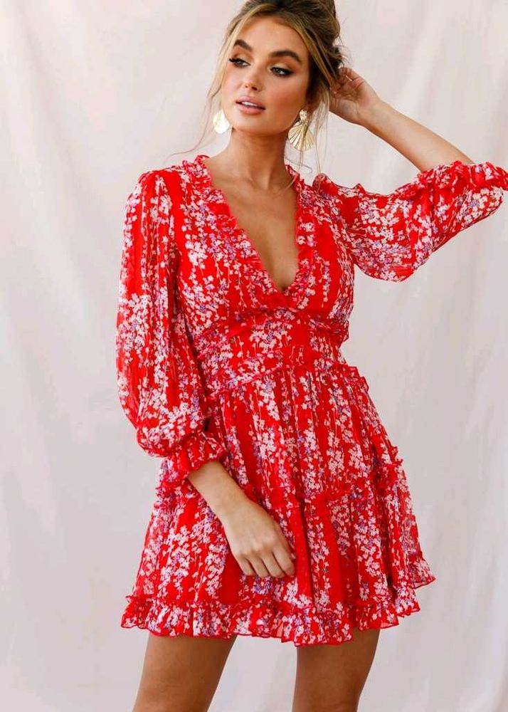 Bohemian Dress - Backless Ruffles Dres