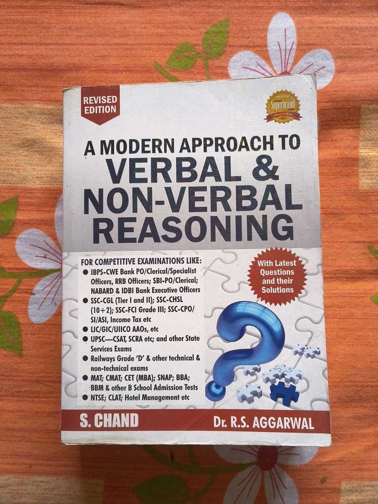 Verbal &amp; Non-Verbal Reasoning Book