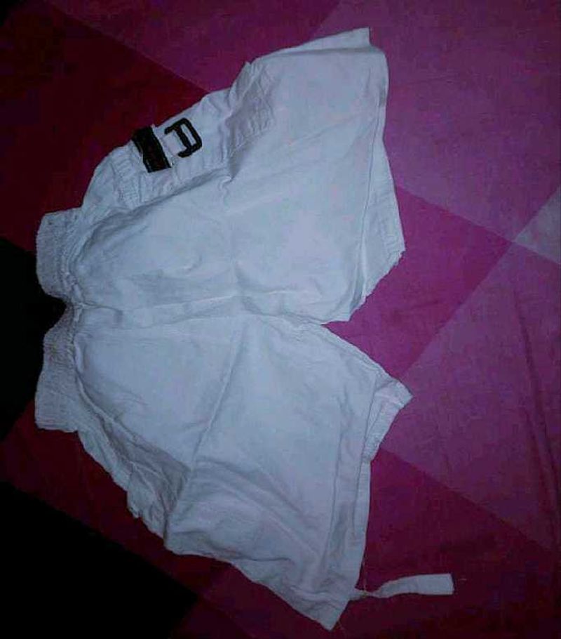 White Champion Shorts