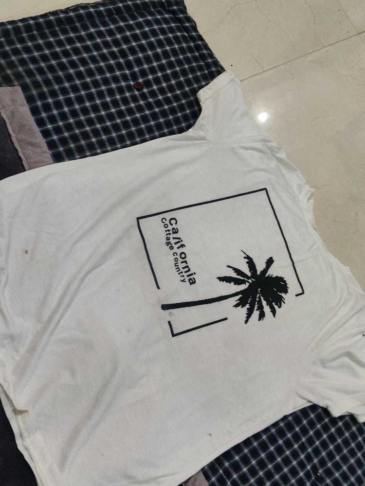 White Graphic T-Shirt