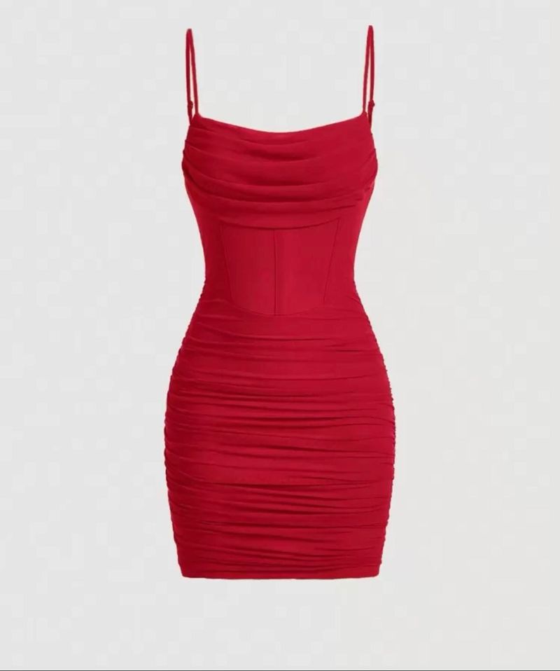 Red Bodycon Mini Dress