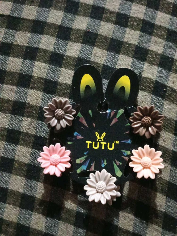 TUTU Flower Hair Clips