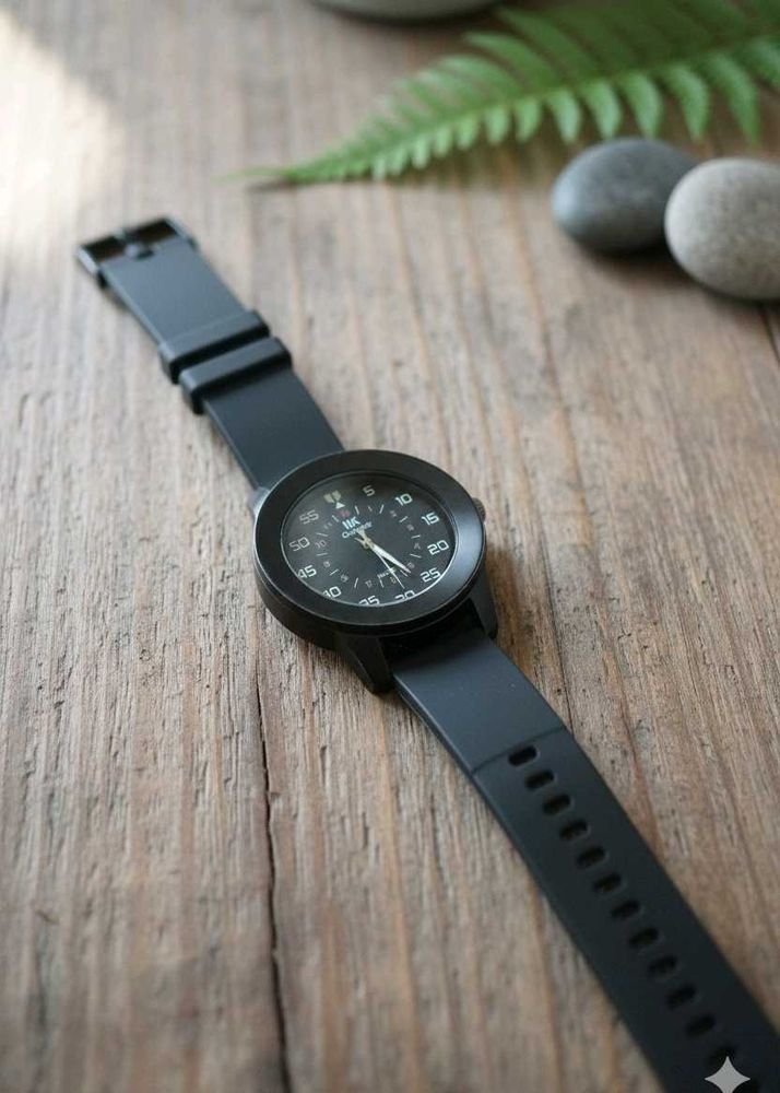 Black Casual Watch