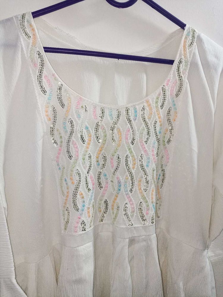 Elegant White Kurta