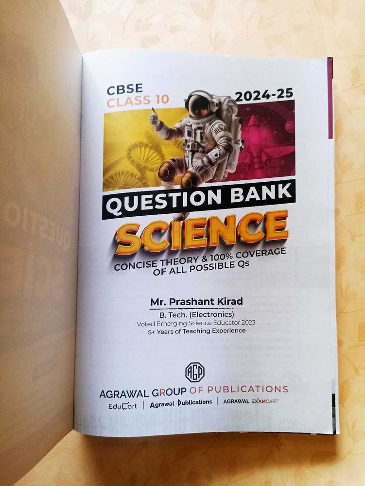 Question Bank Class 10 CBSE Educart Science