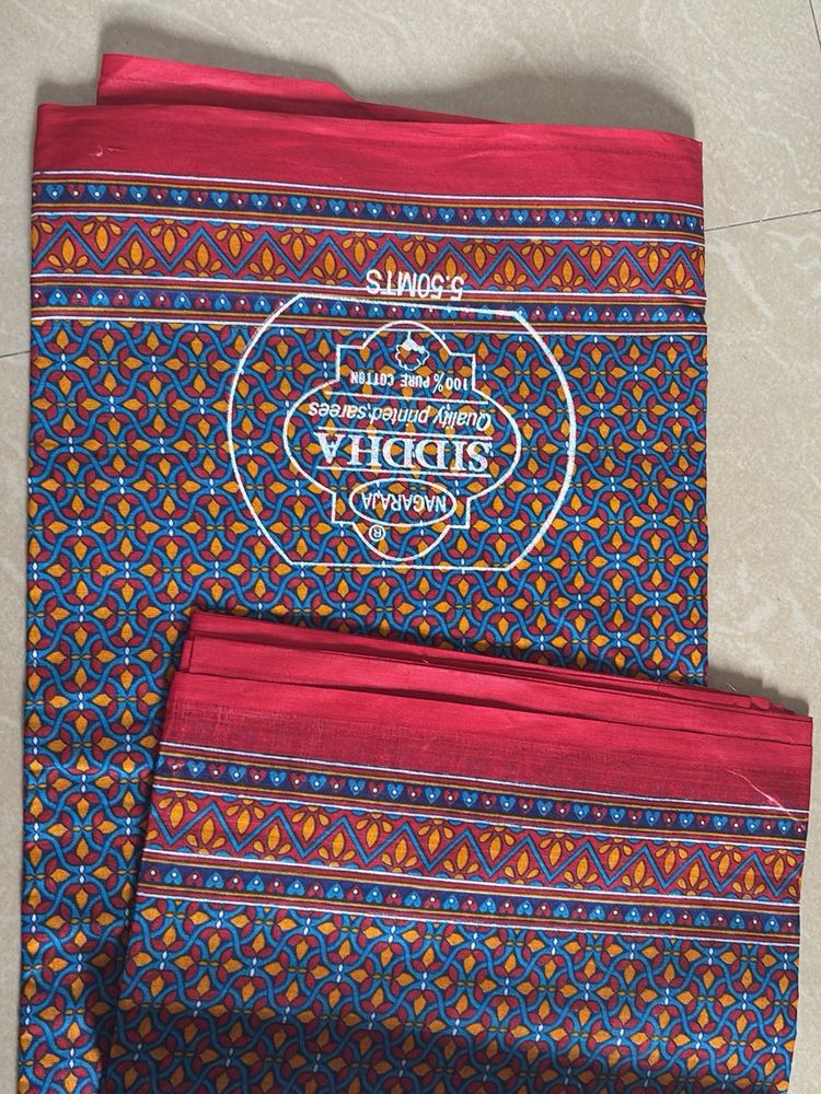 New Siddha 100% pure cotton saree
