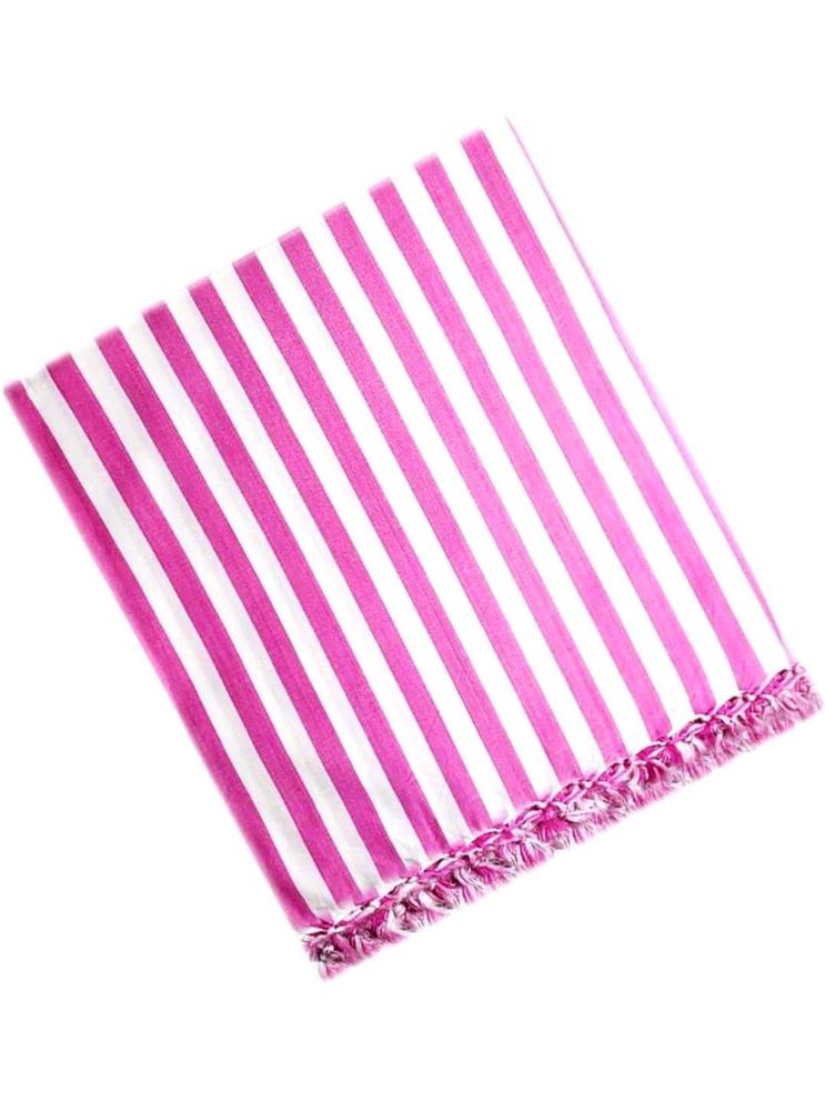 Pink Striped Bhagalpuri Cotton Chadar