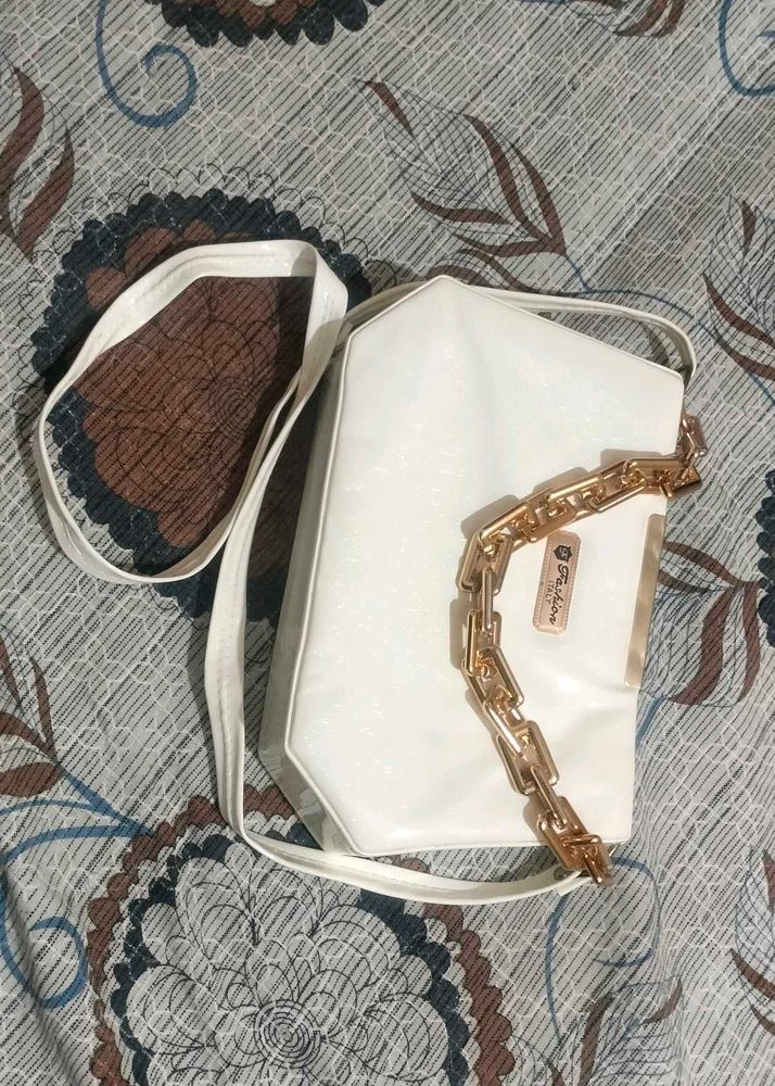 White Sling Bag