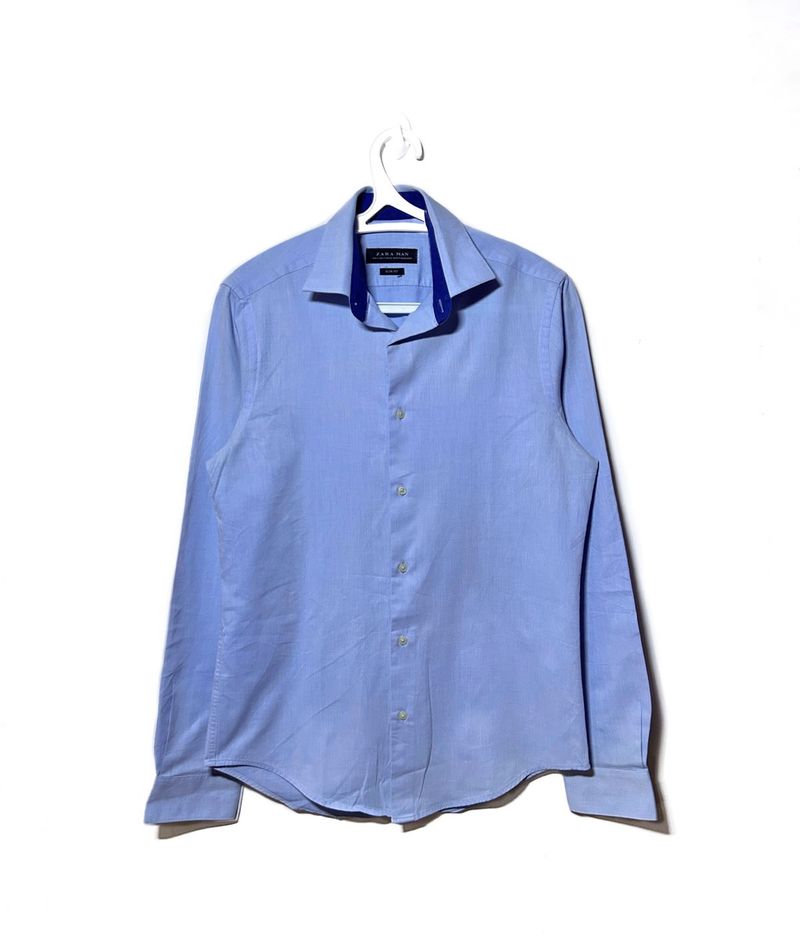 Zara Man Blue Shirt Slim fit