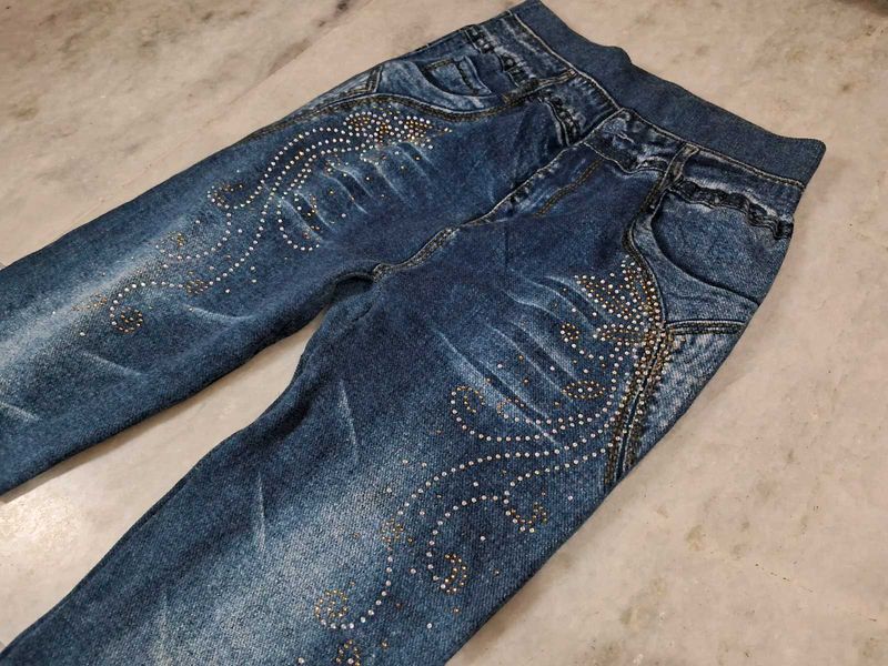Stones Skinny Jeans For Girls