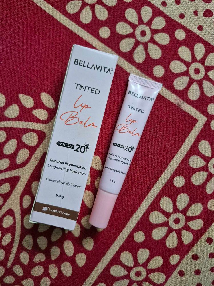 Bellavita Tinted Lip Balm SPF 20 Vanilla Flavour