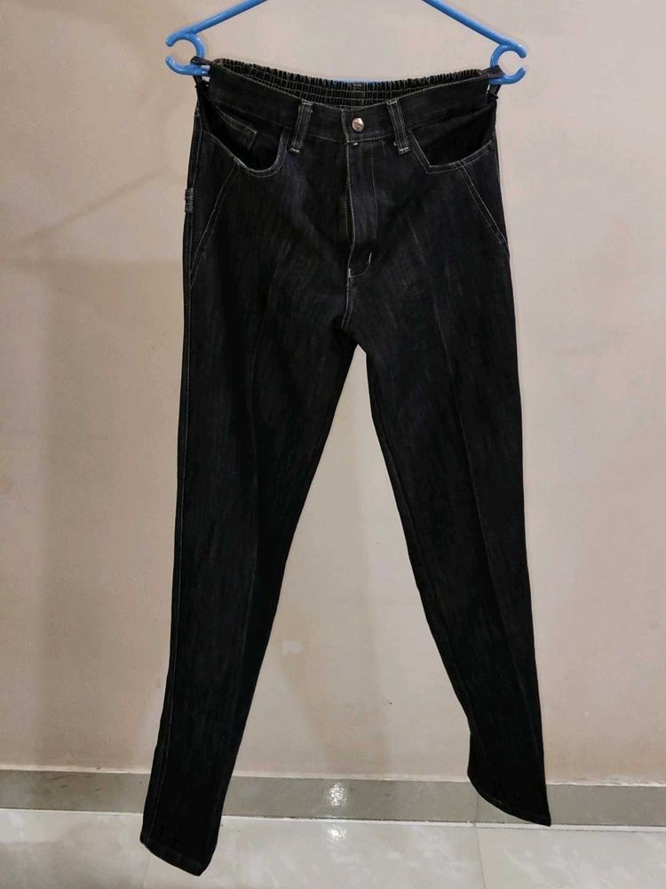 Black Denim Pants