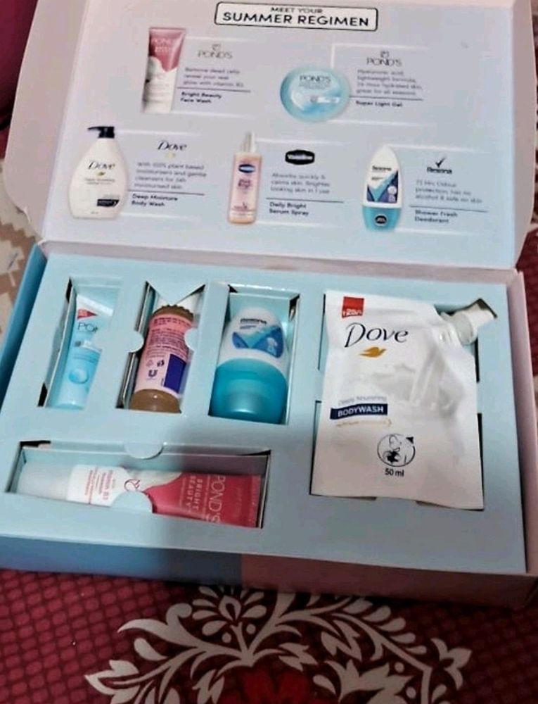 Meet Your Summer Regimen Ponds Product , Dove Product , Vaseline Product And Rexona Product