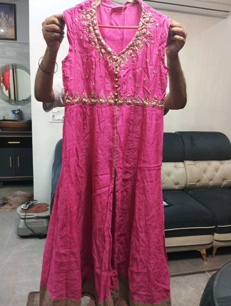 Elegant Pink Anarkali