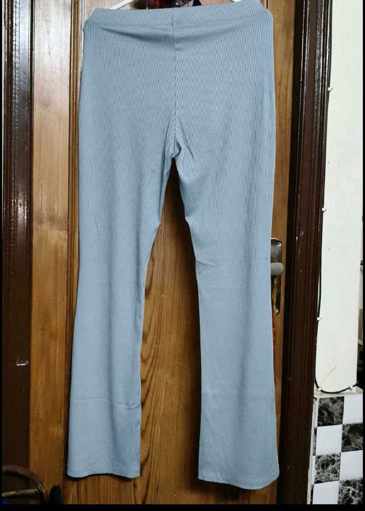 Light Blue Flared Leggings