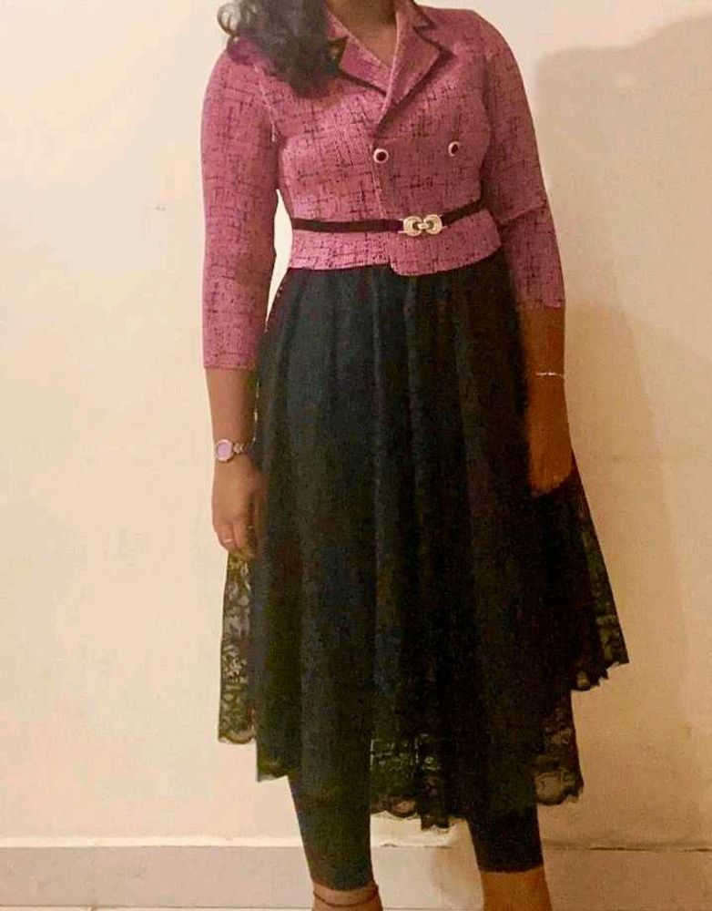 Pink &amp; Black Dress