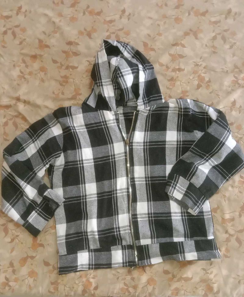 Hoodie Zipper Crop Jacket For Women 🖤💅✨