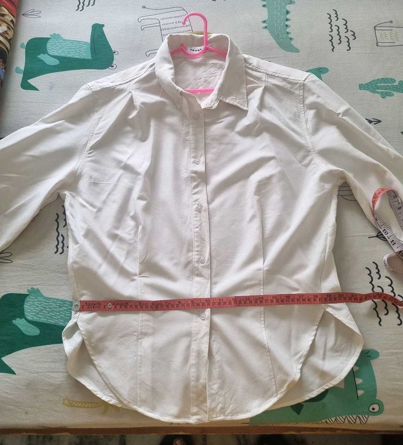 Smart Off White Heavy Fabric Shirt !