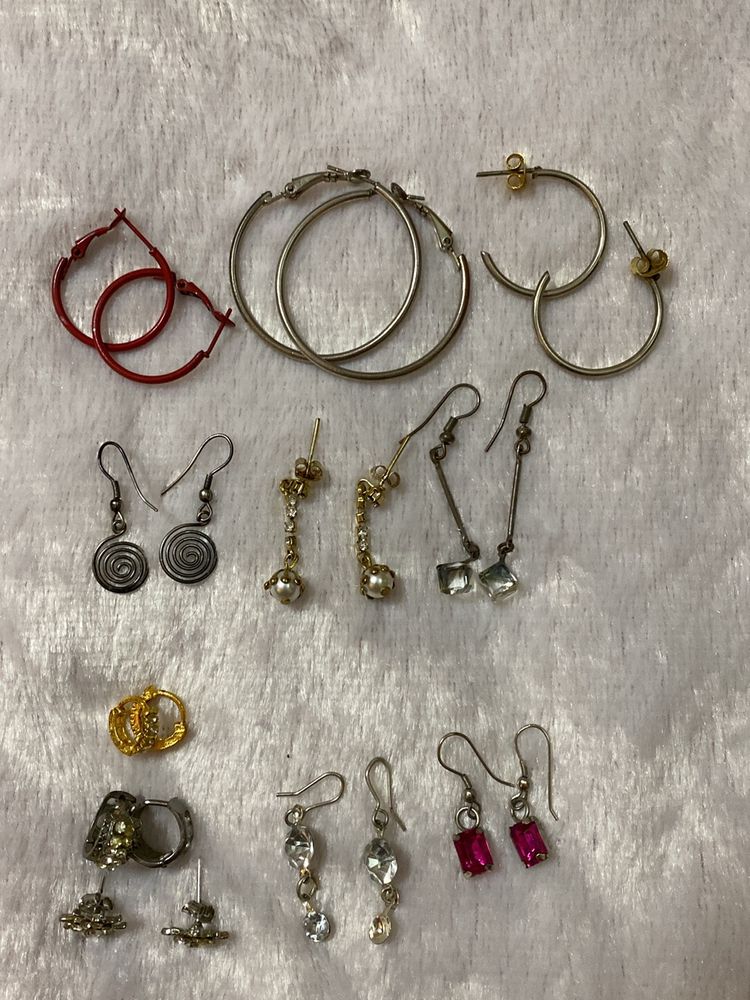 Set Of 11 Earings