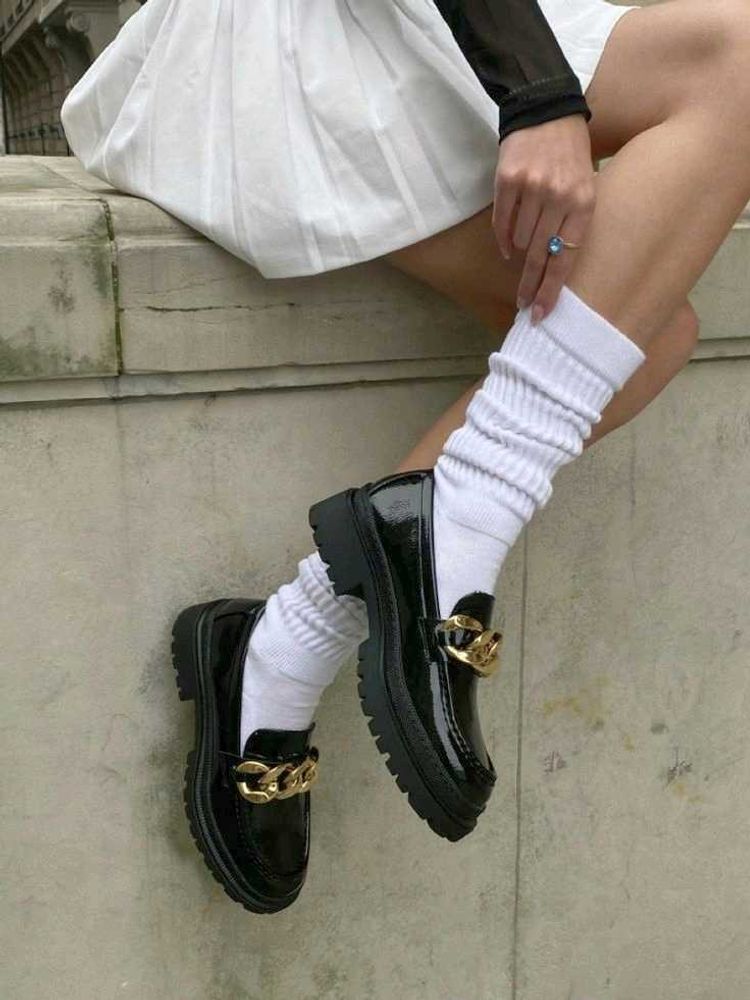 Chic Chain Loafers