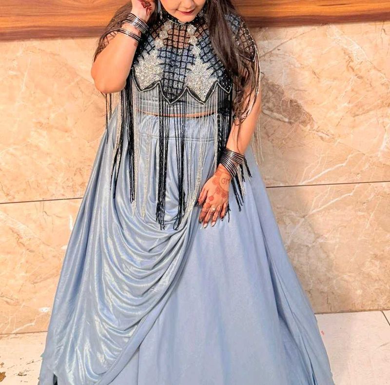 Gorgeous Lehenga Choli with cap