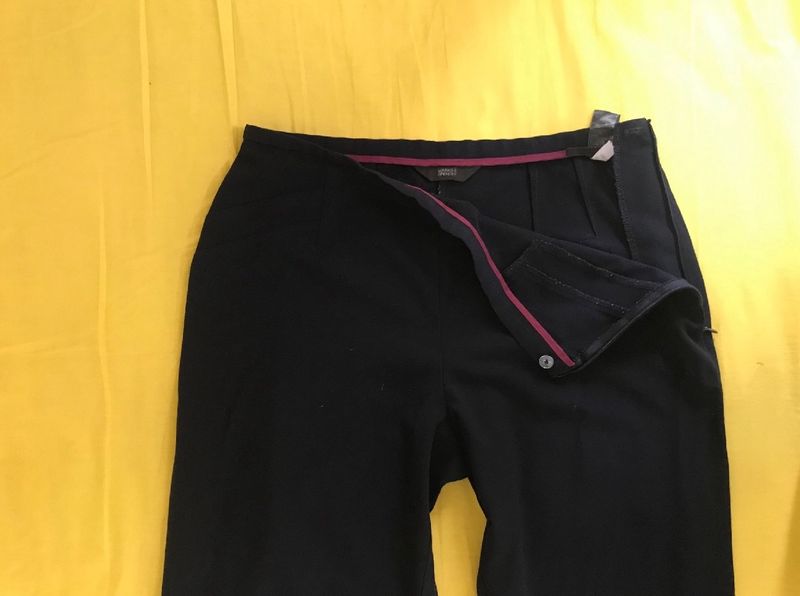 Mark&amp;Spencer Dark Navy Blue Trouser