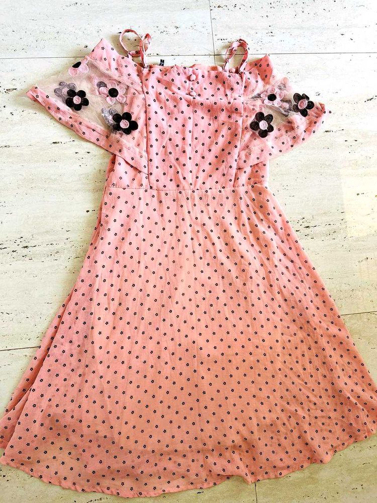 Pink Polka Dot Dress