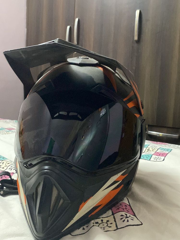 TVS Helmet With Uv Protection Glass