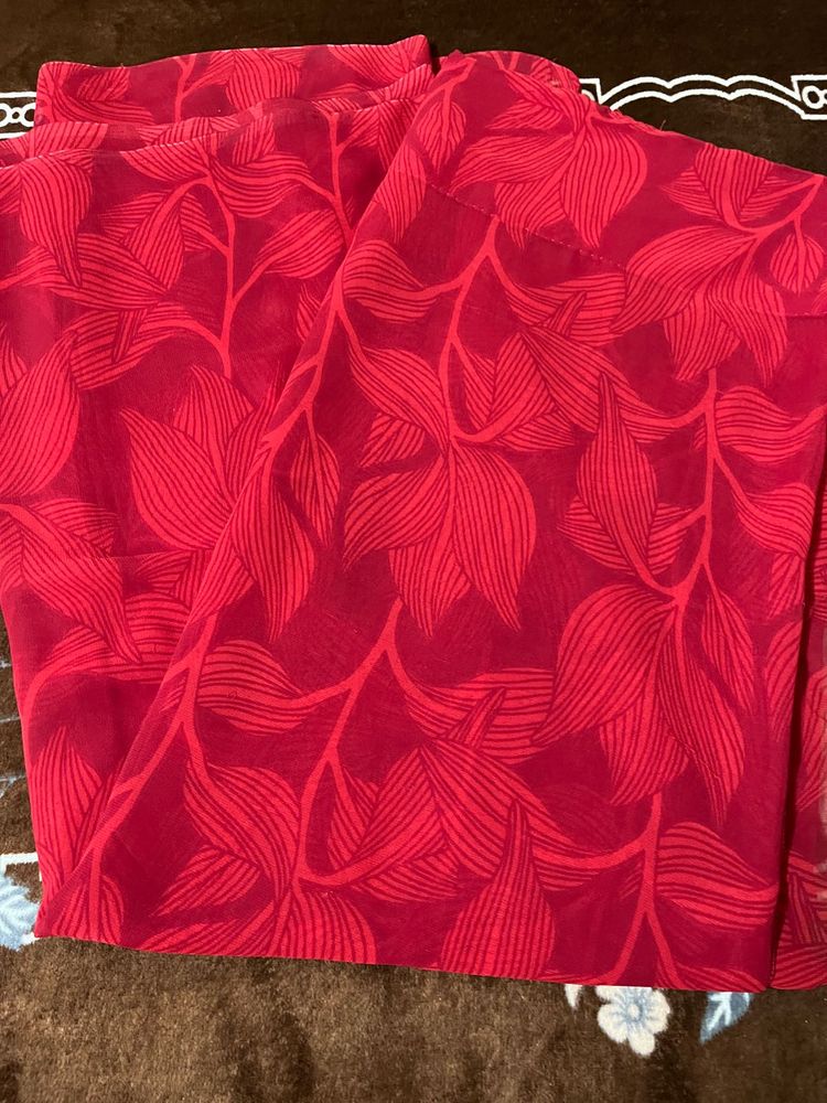 fix rate red maroon saree