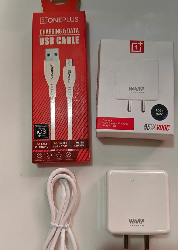 OnePlus Warp Charger &amp; USB Cable