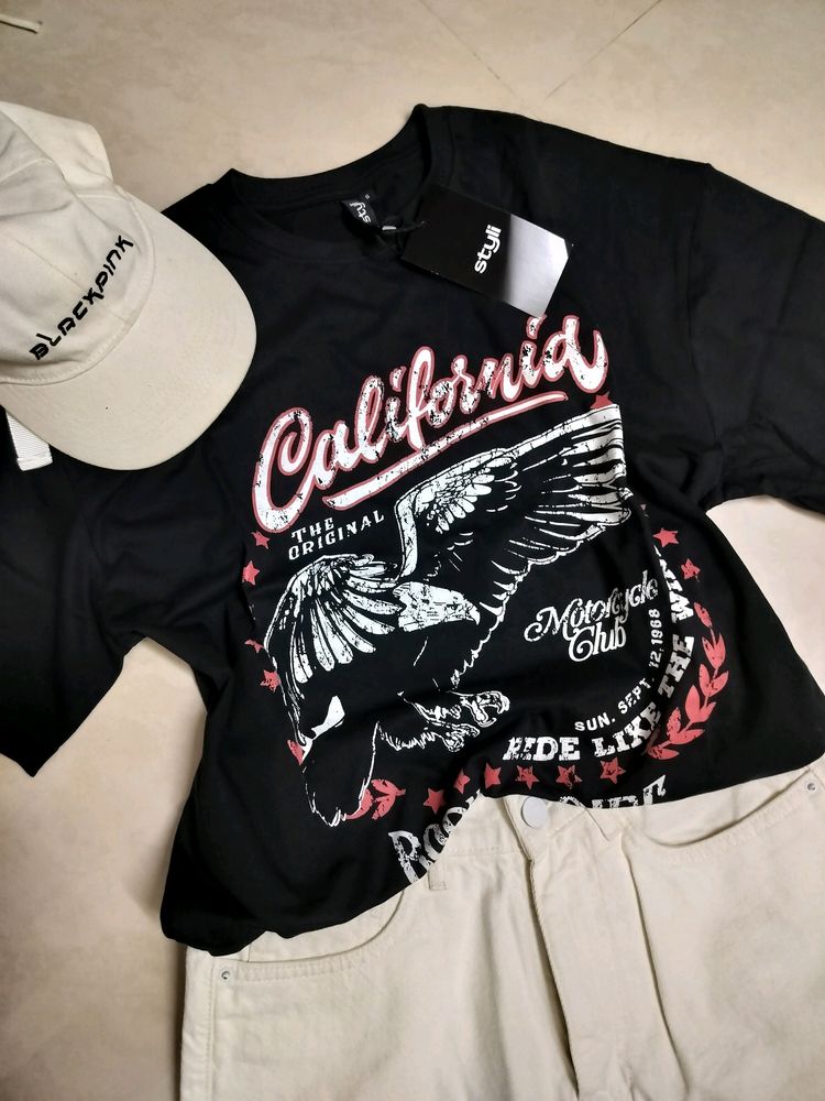 Black Aesthetic Baggy Tshirt