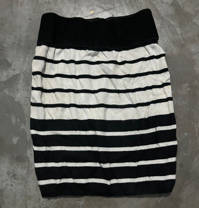 Striped Mini Skirt