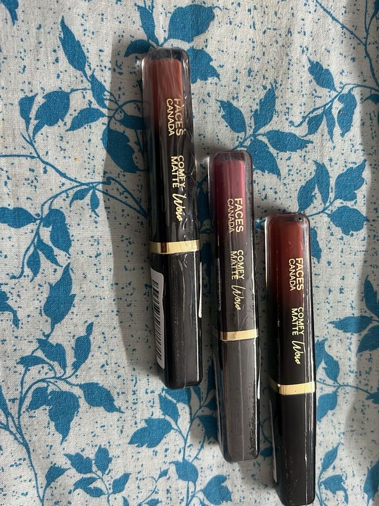 Faces Canada Matte Lipsticks - Trio