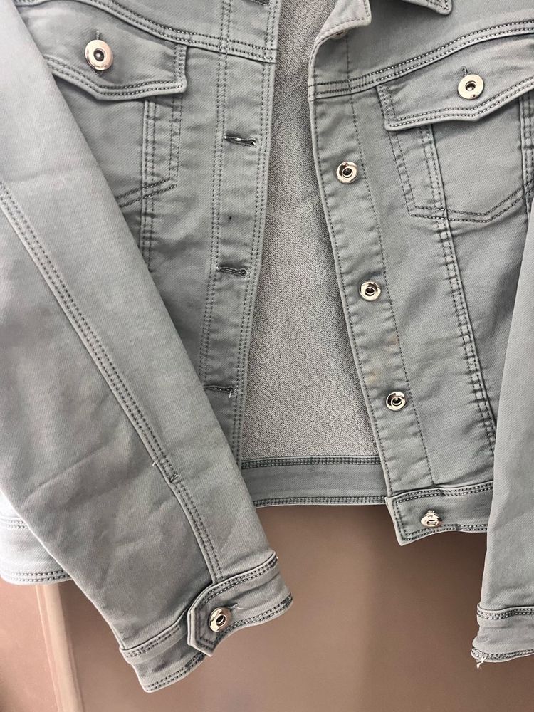 Gray Denim Jacket