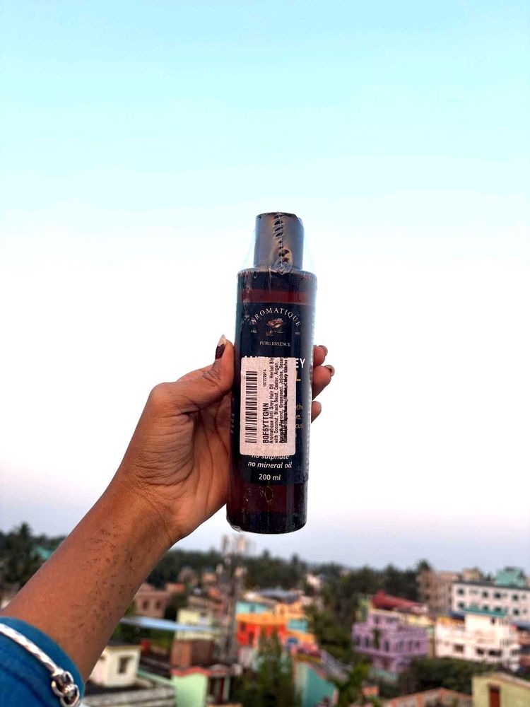 Aromatique Hair Oil and soap