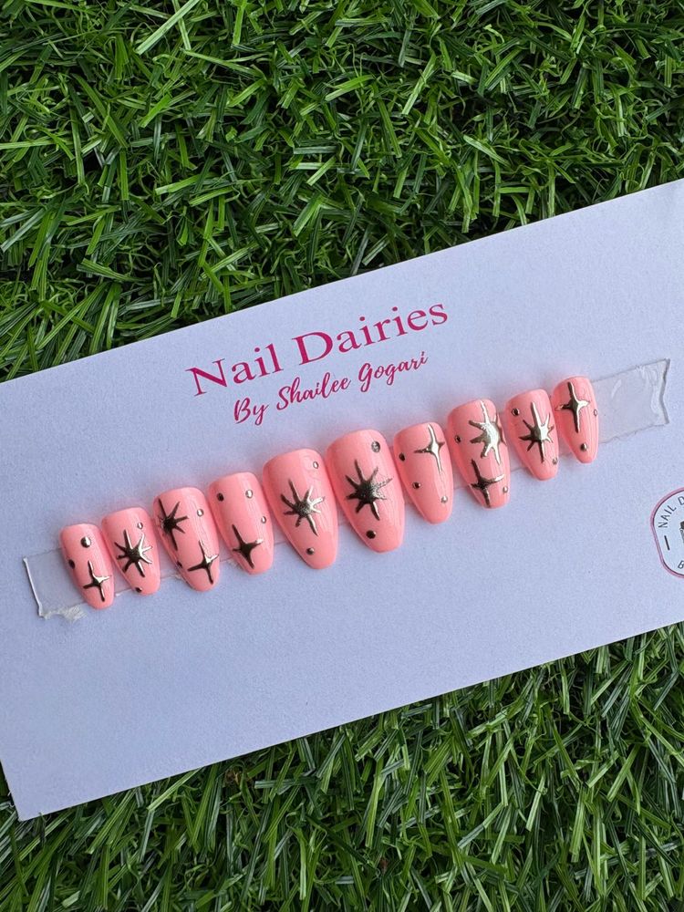 Starry Sky Press-On Nails