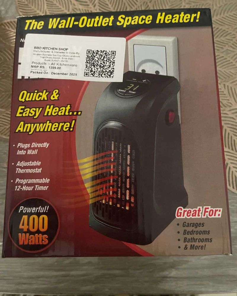 -Outlet Space Heater! room heater for winter