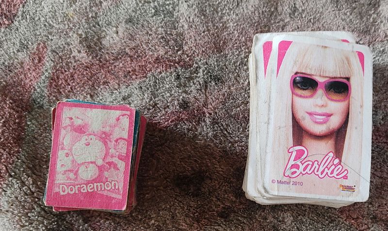 Doraemon + Barbie Cards-Combo