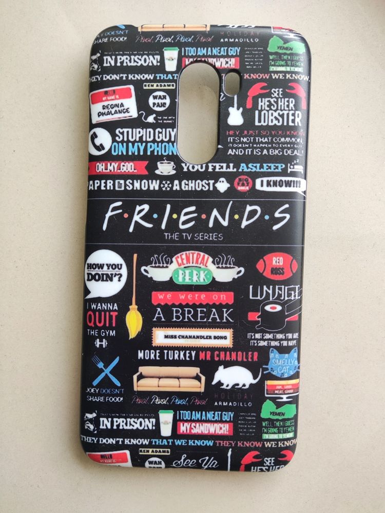Poco F1 Mobile Hard Back Case - Friends Theme