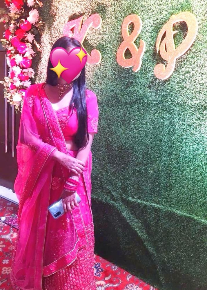 Pink Indian Wedding Outfit