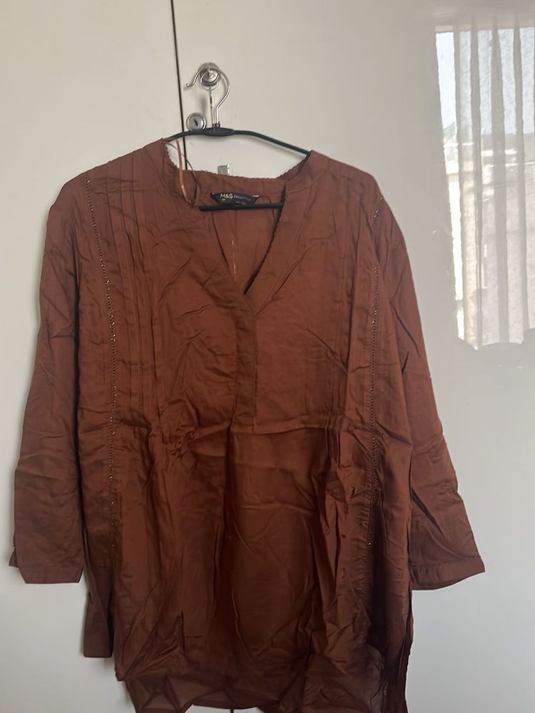 Brown Zara Top