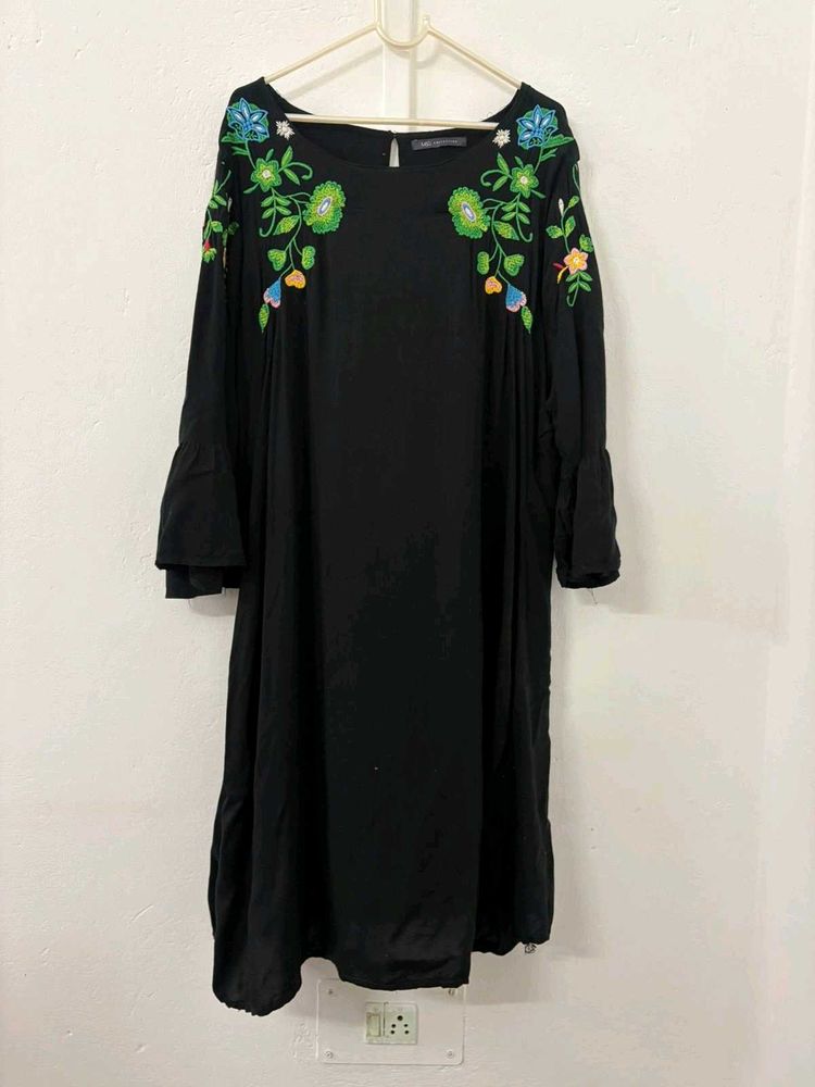 Floral Embroidered Dress