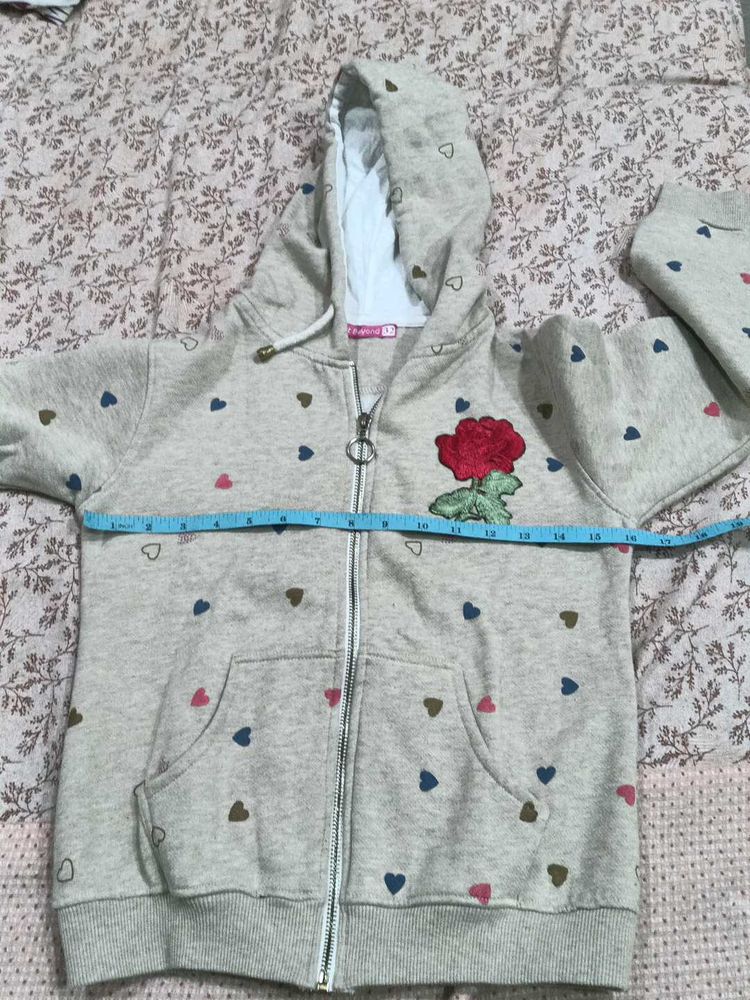 Cute Heart &amp; Rose Hoodie