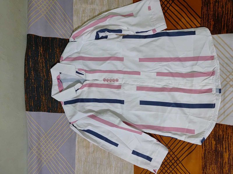 Striped Casual Shirt Cum Top
