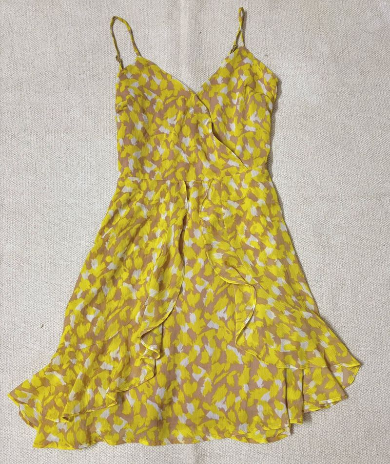 Yellow Mini Dress